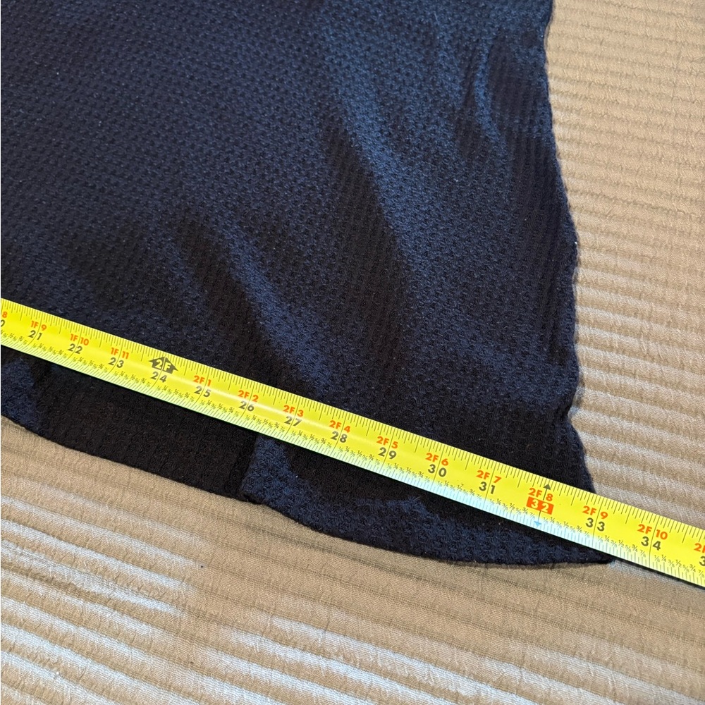 Pol Thermal Waffle Knit Patchwork Long Sleeve Top… - image 10